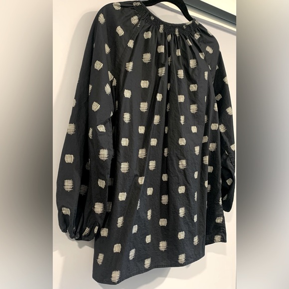 Excellent condition, preowned, Tucker NYC, 100% Cotton 3/4 Sleeve Blouse, Sz S - Picture 7 of 10